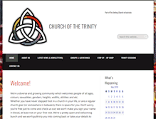 Tablet Screenshot of churchofthetrinity.unitingchurch.org.au