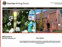 Tablet Screenshot of eastkew.unitingchurch.org.au