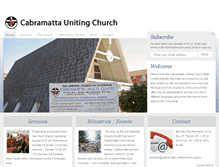 Tablet Screenshot of cabramatta.unitingchurch.org.au