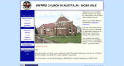Desktop Screenshot of mossvale.unitingchurch.org.au