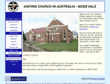 Tablet Screenshot of mossvale.unitingchurch.org.au
