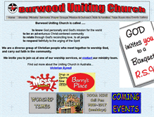 Tablet Screenshot of burwood.unitingchurch.org.au
