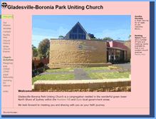 Tablet Screenshot of gladesville-boroniapark.unitingchurch.org.au