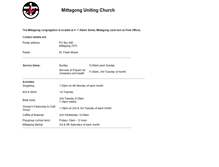 Tablet Screenshot of mittagong.unitingchurch.org.au