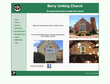 Tablet Screenshot of berry.unitingchurch.org.au