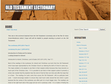 Tablet Screenshot of oldtestamentlectionary.unitingchurch.org.au