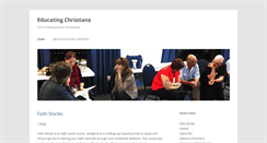 Desktop Screenshot of educatingchristians.unitingchurch.org.au