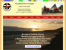 Tablet Screenshot of cowes.unitingchurch.org.au