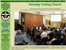 Tablet Screenshot of hornsby.unitingchurch.org.au