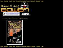 Tablet Screenshot of bowen.unitingchurch.org.au