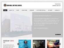 Tablet Screenshot of corrimalregion.unitingchurch.org.au