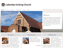 Tablet Screenshot of lakemba.unitingchurch.org.au