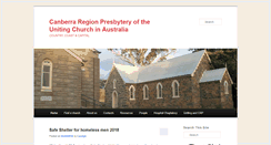 Desktop Screenshot of canberraregion.unitingchurch.org.au