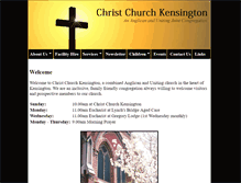 Tablet Screenshot of cck.unitingchurch.org.au